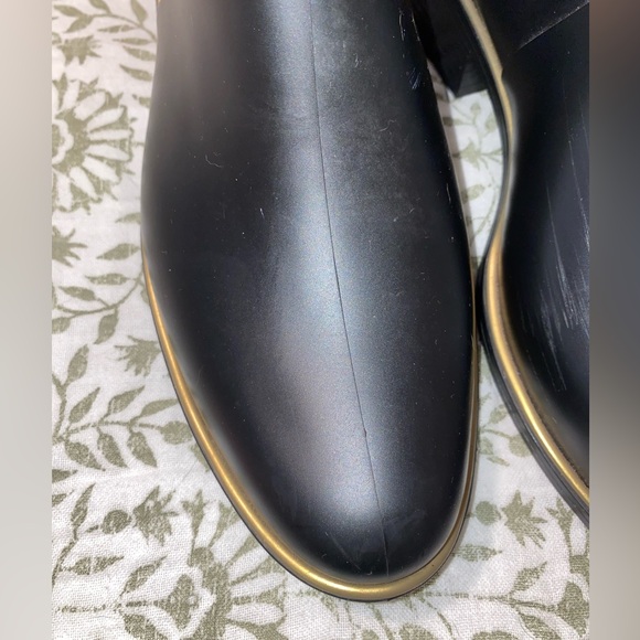 kate spade Sedgewick Rain Boots with Leopard Elastic Panels - Picture 3 of 6